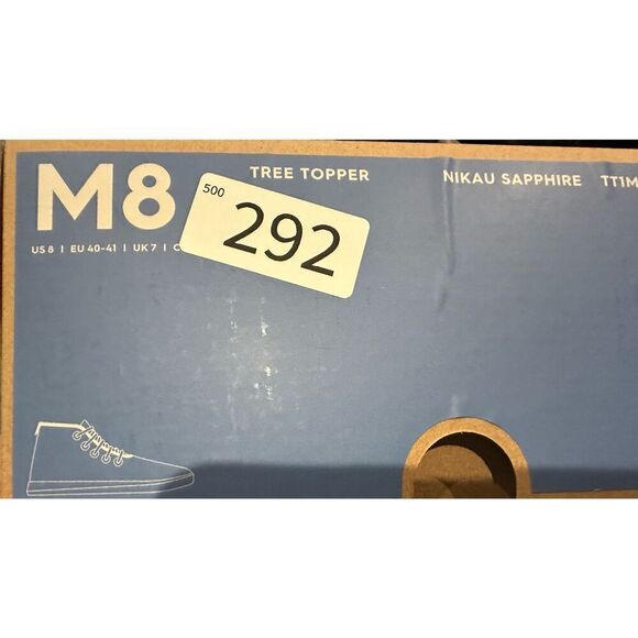 Allbirds NEW size M8/ W9.5 Tree Toppers blue sneakers Nikau sapphire (Euro 40-41 - Picture 7 of 7